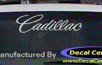 DC08500 Cadillac Decal 