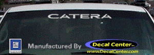 DC08502 Cadillac Catera Decal