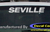 DC08505 Cadillac Seville Decal