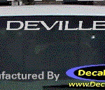 DC08507 Cadillac Deville Decal