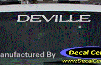 DC08507 Cadillac Deville Decal 