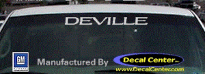 DC08507 Cadillac Deville Decal