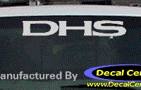 DC08508 Cadillac DHS Decal 