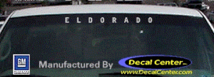 DC08509 Cadillac Eldorado Decal