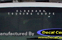 DC08510 Cadillac Eldorado Decal 