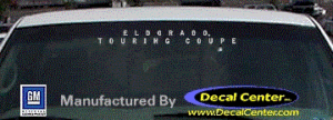 DC08510 Cadillac Eldorado Decal