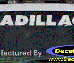 DC08512 Cadillac Decal