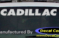 DC08512 Cadillac Decal 