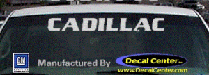 DC08513 Cadillac Decal