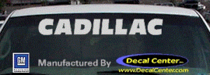 DC08514 Cadillac Decal
