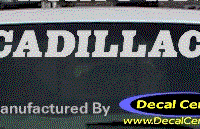 DC08515 Cadillac Decal 