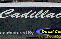 DC08522 Cadillac Decal 