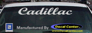 DC08523 Cadillac Decal