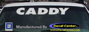 DC08524 Cadillac Caddy Decal