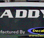 DC08525 Cadillac Caddy Decal