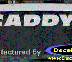 DC08526 Cadillac Caddy Decal