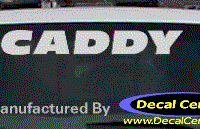 DC08526 Cadillac Caddy Decal 
