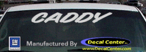 DC08528 Cadillac Caddy Decal
