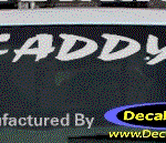 DC08529 Cadillac Caddy Decal