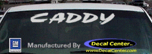 DC08529 Cadillac Caddy Decal