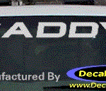 DC08530 Cadillac Caddy Decal