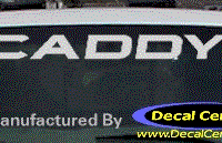 DC08530 Cadillac Caddy Decal 