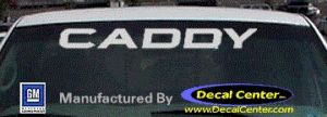 DC08530 Cadillac Caddy Decal
