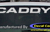 DC08531 Cadillac Caddy Decal 