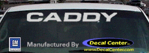 DC08531 Cadillac Caddy Decal