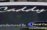 DC08532 Cadillac Caddy Decal 