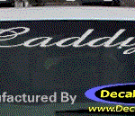 DC08533 Cadillac Caddy Decal