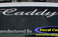 DC08533 Cadillac Caddy Decal 