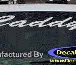 DC08534 Cadillac Caddy Decal