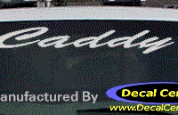 DC08534 Cadillac Caddy Decal 