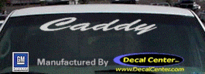 DC08534 Cadillac Caddy Decal