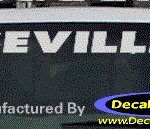 DC08536 Cadillac Seville Decal