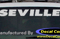 DC08536 Cadillac Seville Decal 