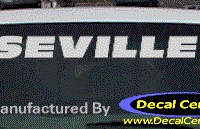 DC08538 Cadillac Seville Decal 