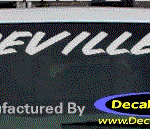 DC08540 Cadillac Seville Decal