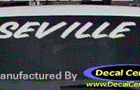 DC08540 Cadillac Seville Decal 