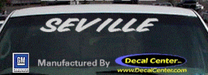 DC08540 Cadillac Seville Decal
