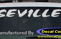 DC08541 Cadillac Seville Decal 