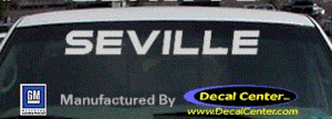 DC08542 Cadillac Seville Decal