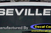 DC08543 Cadillac Seville Decal 