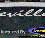 DC08544 Cadillac Seville Decal