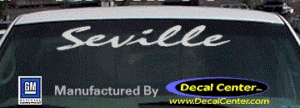 DC08544 Cadillac Seville Decal