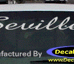 DC08545 Cadillac Seville Decal