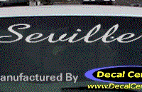 DC08545 Cadillac Seville Decal 