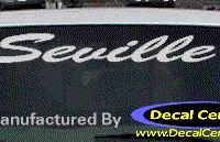 DC08546 Cadillac Seville Decal 