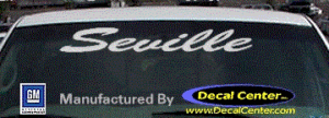 DC08546 Cadillac Seville Decal